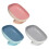 Space Saving Soap Holder With Quick Drain For Home Use-Gray 2