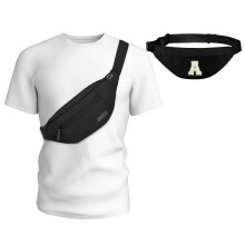 Large Fanny Pack for Women and Men, Crossbody Belt Bag with Multiple Zipper Compartments and Adjustable Strap for Travel