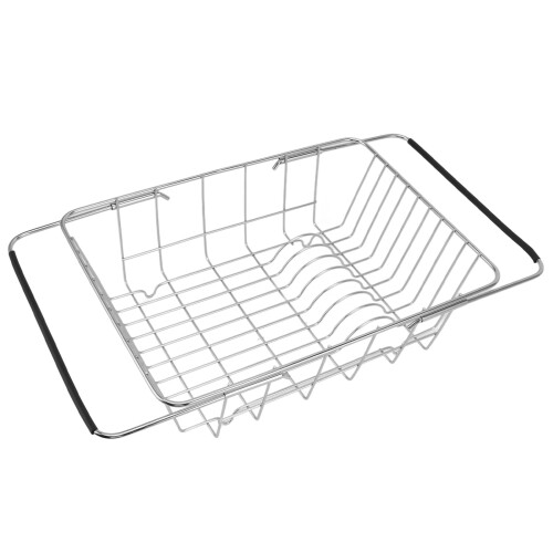 Retractable 201 Stainless Steel Sink Draining Rack