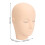 3 Layer Eyelash Extension Mannequin Head Pink Silicone Practice Makeup Doll 2