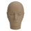 Eyelash Extension Practice Dummy Head 3 Layer Silicone Doll Black Coffee Shade 3