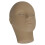 Eyelash Extension Practice Dummy Head 3 Layer Silicone Doll Black Coffee Shade 12