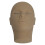 Eyelash Extension Practice Dummy Head 3 Layer Silicone Doll Black Coffee Shade 13