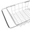 Retractable 201 Stainless Steel Sink Draining Rack 9