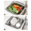 Retractable 201 Stainless Steel Sink Draining Rack 14