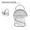 2-Tier Dish Drainer Iron, 47.1-48.6oz, Countertop 4