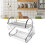 2-Tier Dish Drainer Iron, 47.1-48.6oz, Countertop 14