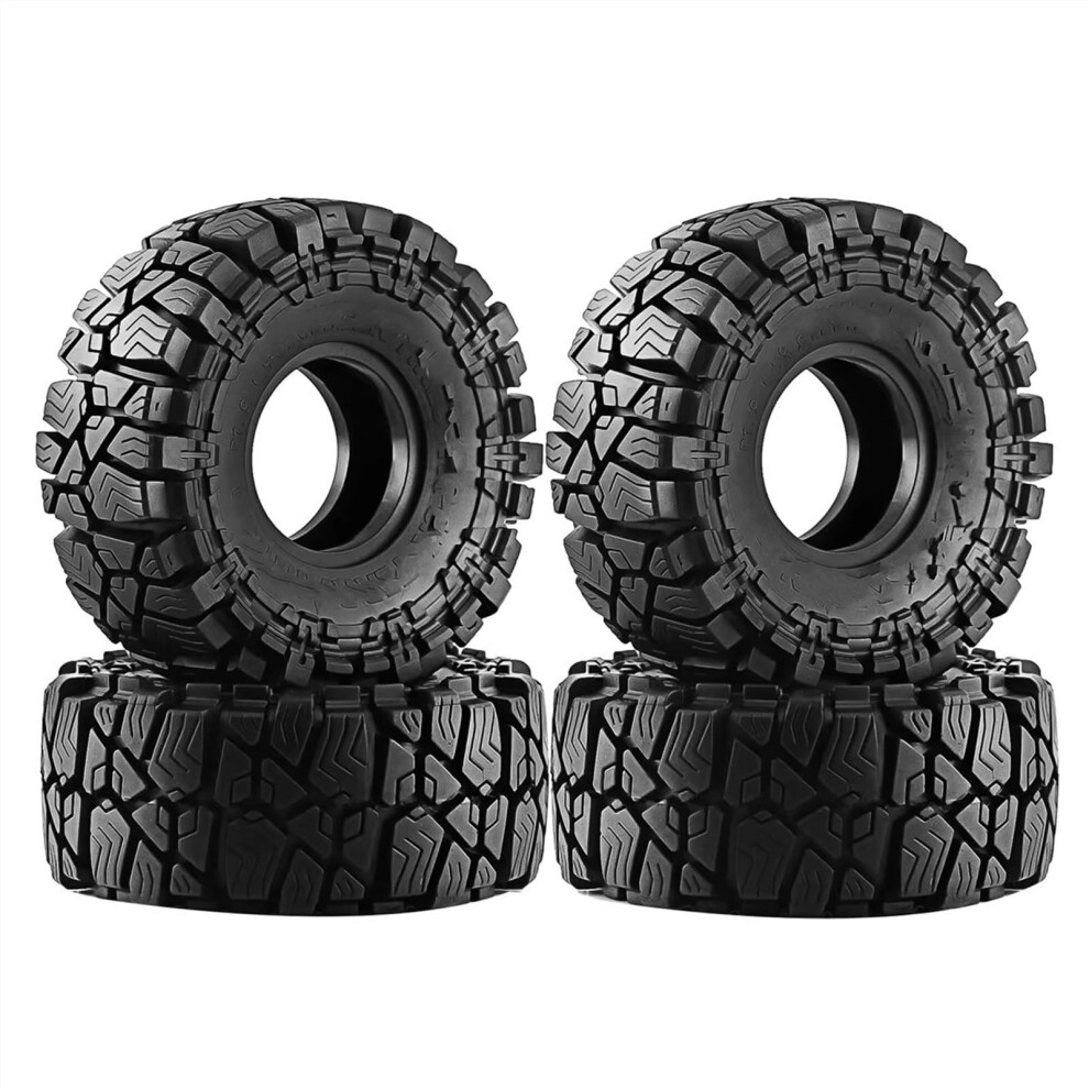 1.9 Inch Rc Crawler Tires And Wheels Set For Scx10 Trx4 Rgt 1/10 Scale With Enhanced Climbing Traction 9771547024941