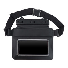 Waterproof Phone Pouch Dry Bag with Adjustable Waist Strap for Swimming, Beach, and Camping