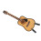 Small Wooden Guitar Model Decoration 9