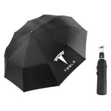 Car Folding Umbrellas for Tesla Model 3 S X Y, Windproof Auto Open Close Umbrella
