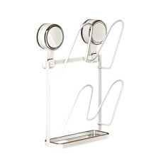 Support mural pour couvercle, organisateur-Double blanc