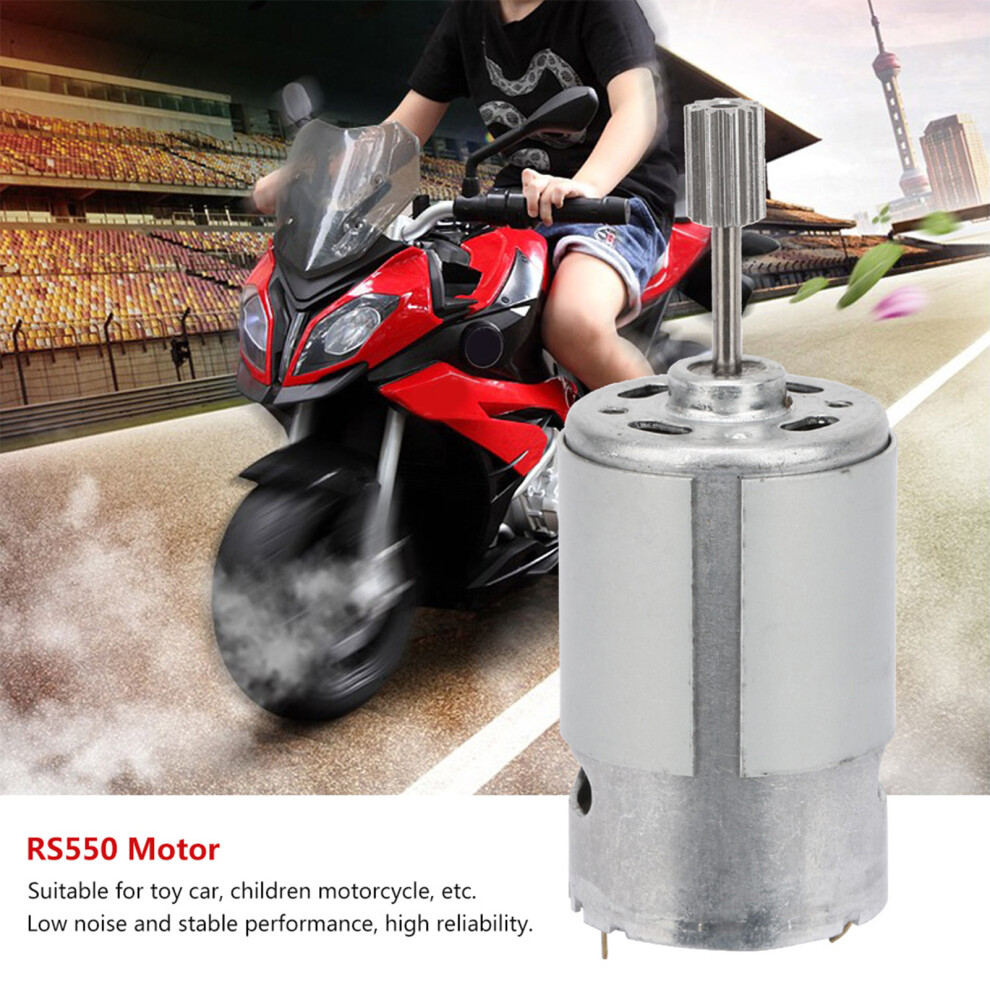 Low Noise 6V RS550 Motor for Models