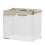 Miniature Fish Tanks Drop Resistant Desktop Fish Tanks-White 1 1