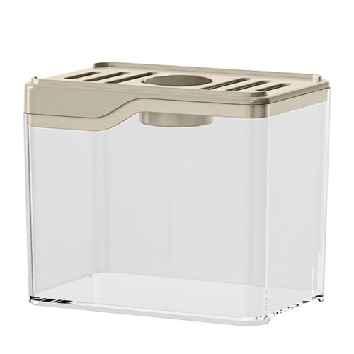 Miniature Fish Tanks Drop Resistant Desktop Fish Tanks-White 1
