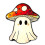 Festives 2D Flat Ghostly Acrylic Hanging Decoration-SCG605 1
