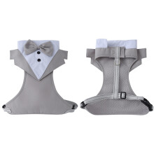Comfortable Dog Vest for Small Dogs Breathable Training-Gray L