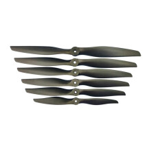 RC Airplane Propeller 10x5 Nylon Lightweight Impact Resistant Model Aircraft Replacement 2PCS