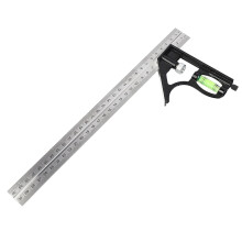 300mm 45/90 Adjustable Square Ruler Bubble Level