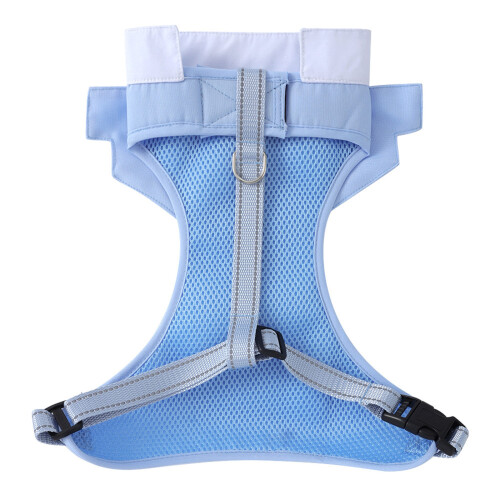 Small Dog Harness with No Pull Walking Hiking-Orange red L 2