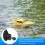 2pcs 47mm RC Boat Propeller 4.8mm Shaft Clockwise 2 Blade Nylon Racing Prop with Efficient Thrust Conversion 5