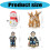 Friendly Resin Snowman Rabbit Sculpture Durable Outdoor-Style E 4