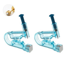 Ohrpiercing-Set aus legiertem Kunststoff, Edelstahl-Ohrstecker-5
