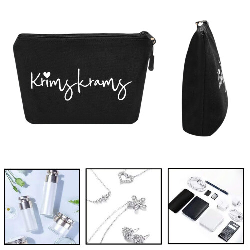 Multifunction Makeup Bag Portable Toiletries Bag For-Black 2