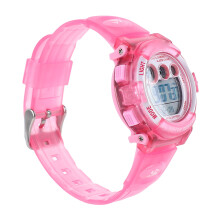 Kids Digital Sport Watch 40mAh Transparent Pink