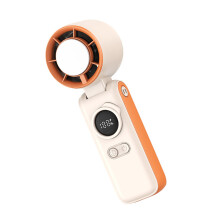Ventilateur portatif portatif de Turbos ventilateur-orangeblanc