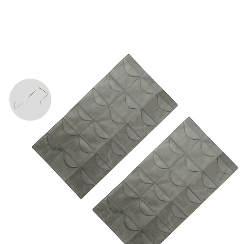 Solution élégante de suspension au-dessus de la porte, gris-Gris