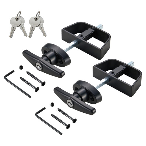 Ensemble de serrures de porte en forme de T en alliage de-5,5