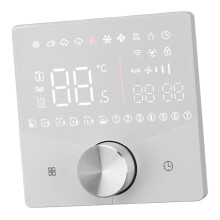 NTC3950 10K Smart Thermostat White 5A/16A 86x86mm