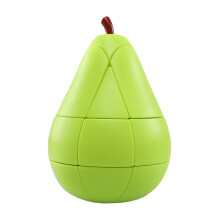 Fruit Magic Cube 3x3 Speed Puzzle Pear Shaped Stickerless Smooth Rotation Brain Teaser Toy for Kids