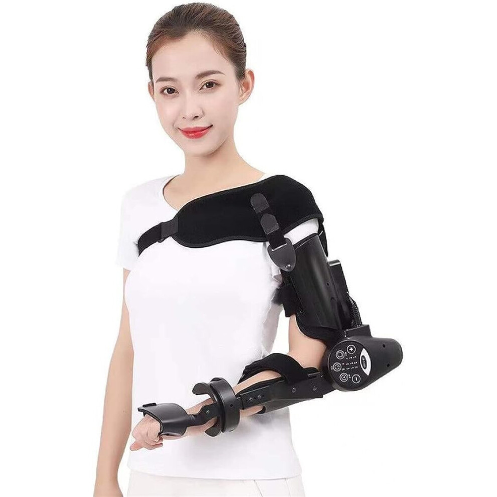 Electric Elbow Rehabilitation Device for Stroke Recovery, Adjustable Motorized Elbow Brace Right Arm