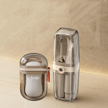 Travel Soap Box and Portable Toothbrush Holder, Leakproof 2 in 1 Organizer with Lid for Camping and Travel