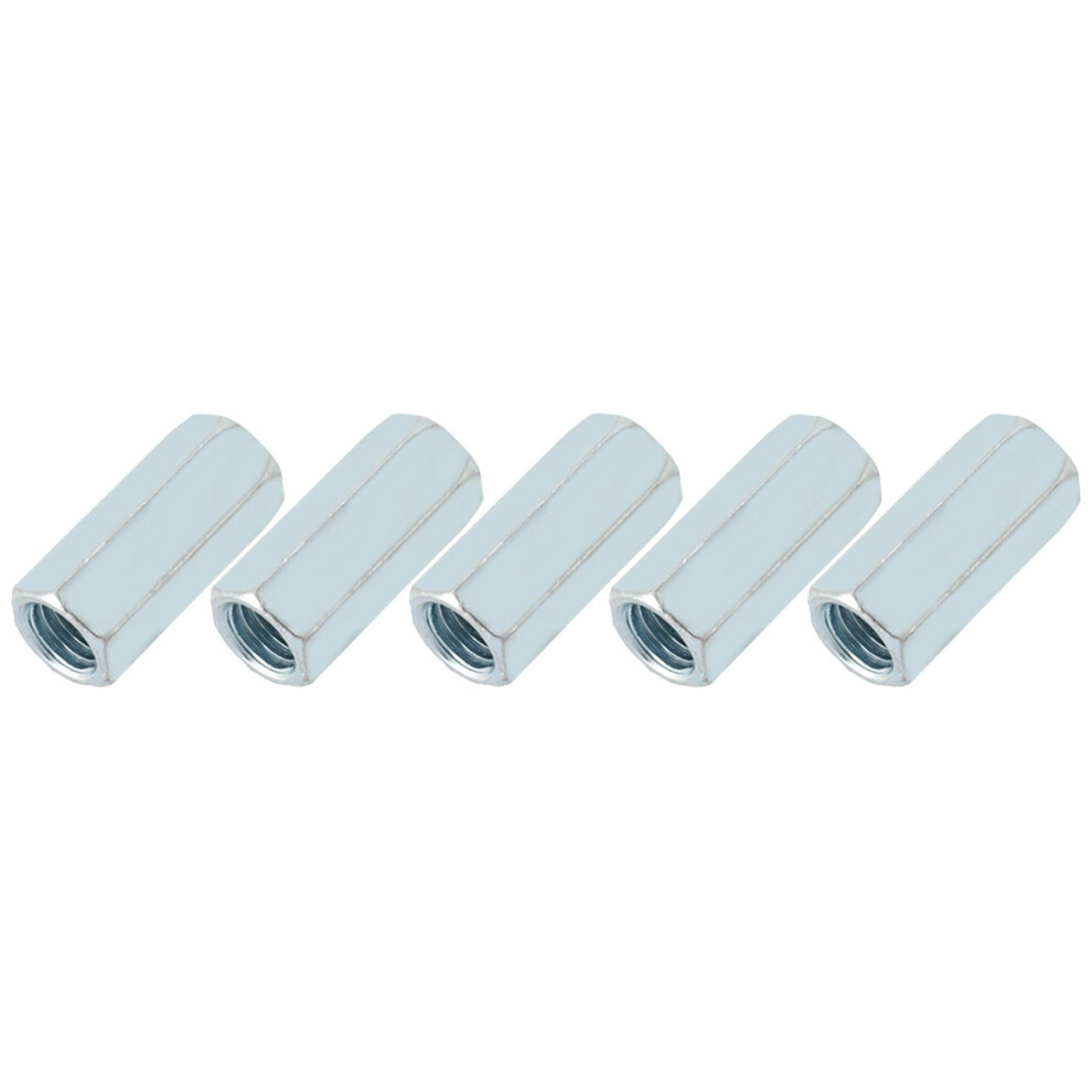 5Pcs M12*40 Galvanized Hex Nut, 17Mm Wrench Size 9401393636431