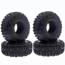 1.9 Inch RC Car Tires for 1/10 Crawler Compatible with TRX4 SCX10 Axial, Soft Rubber Wheels with Enhanced Traction Grip