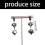 Boucles d'oreilles pendantes en forme de cœur de Style Punk, 3