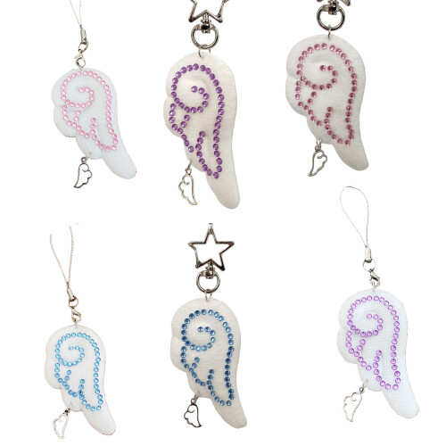 Porte-clés à breloque rétro, accessoire de-Boucle de porte bleue 1