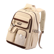 Comfortable Backpack With Padded Shoulder Strap And-dark coffee