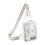 Transparent Shoulder Bag With Multiple Pockets For Easy-White 1