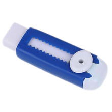 (Sea Blue) Sliding Retractable Eraser, Soft Rubber Erasers, Push Pull Large Pencil Eraser for Students Kids, School Office Supplies