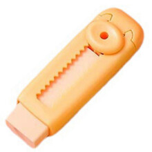 (Yellow) Sliding Retractable Eraser, Soft Rubber Erasers, Push Pull Large Pencil Eraser for Students Kids, School Office Supplies