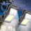 Weatherproof ABS Solar Clipping Lamp With Intelligent-C 3 5
