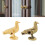 Artistic Bird Shape Brasses Pulls Cabinet Drawer-Aged Color 3