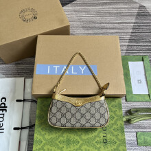GUCCI Brown & Gold PVC Card Holder | Premium Quality Wallet