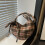Stylish Checkered Heart Pattern Crossbody Bag Large-Black 5