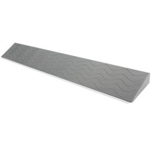 Durable NonSlip Wheelchair Threshold Ramp 39.4x2.8x0.4in for Indoor Doorway Step Smooth Transition
