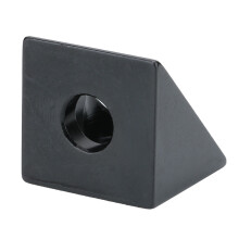 5Pcs Al Triangle Connector Block 20x20x20mm Black
